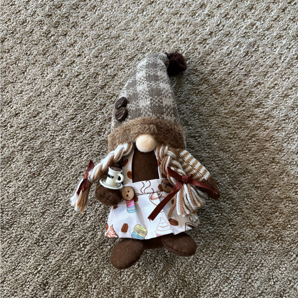 Amazon Coffee Gnome Plush Decoration